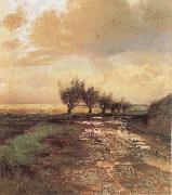 Alexei Savrasov A Country Road oil painting artist